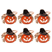 Inele de șervețel Inel de dovleac Catarame Catarame Suporturi de masă pentru petreceri Ornamente Accesorii pentru decorare Servetă Suport din aliaj Decoruri