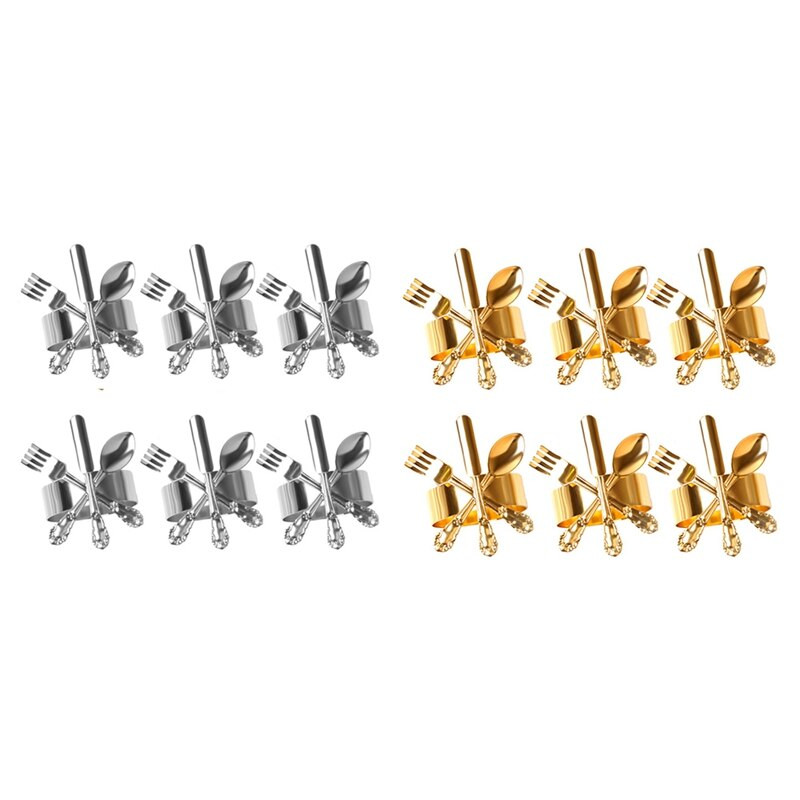 Naujas servetėlių žiedų rinkinys Servetėlių žiedų laikikliai Servetėlių sagtys Vestuvių vakarienės vakarienės Kalėdų stalo dekoras