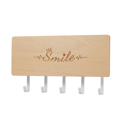 Daugiafunkcis buitinis kabliukas Pakabinamas ant sienos medinės dekoratyvinės lentynos įvairios daiktų laikymo dėžutės organizatorius raktų kabykla, sausas gėlių laikiklis Amatai