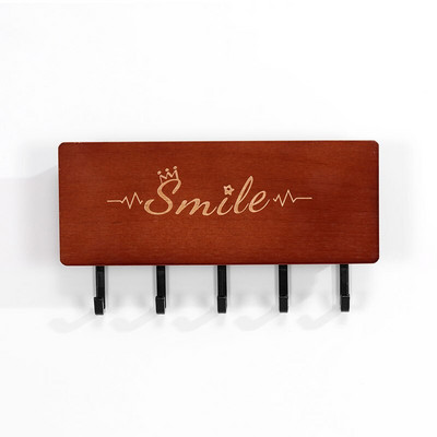 Daugiafunkcis buitinis kabliukas Pakabinamas ant sienos medinės dekoratyvinės lentynos įvairios daiktų laikymo dėžutės organizatorius raktų kabykla, sausas gėlių laikiklis Amatai