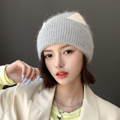 Νέο μοντέλο γυναικείο χειμερινό καπέλο με αυτιά