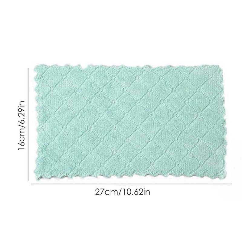 Πανιά κουζίνας Μαλακές επαναχρησιμοποιούμενες πετσέτες πιάτων Σετ 10 υψηλά απορροφητικών επαναχρησιμοποιούμενων πανιών καθαρισμού Πετσέτες που στεγνώνουν γρήγορα