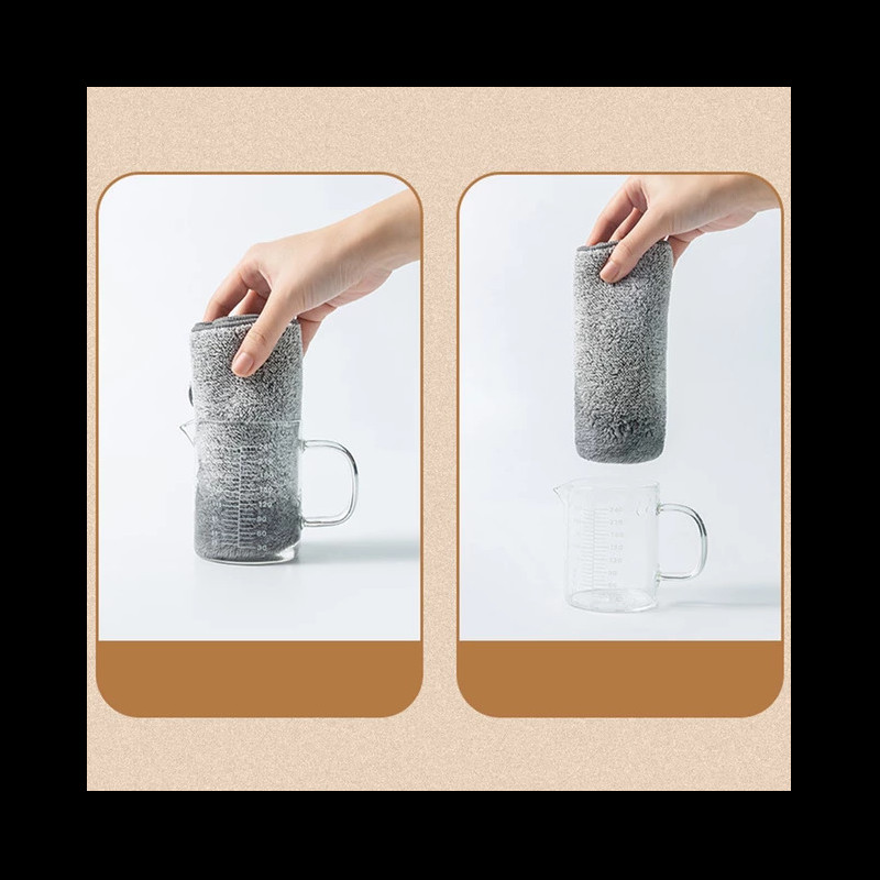 Bambusest söest nõudepesurätik peenkiuline nõudepesulapp köögirätik Õline paksenenud puhastuslapp