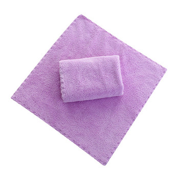 Кърпи за китки за измиване на лицето за жени Абсорбиращи меки 30*30 см чиния Поларена кърпа носна кърпа Памучни кърпи за кухня