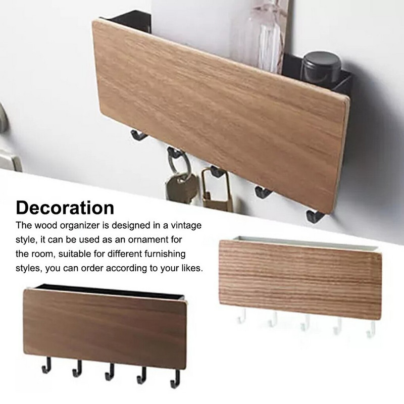 Durų įėjimo raktai Pakaba Prieškambario laikymo lentyna Sieninė lentyna Punch Nemokama kablio dėžutė Skėčio laikiklis Vonios kambarys