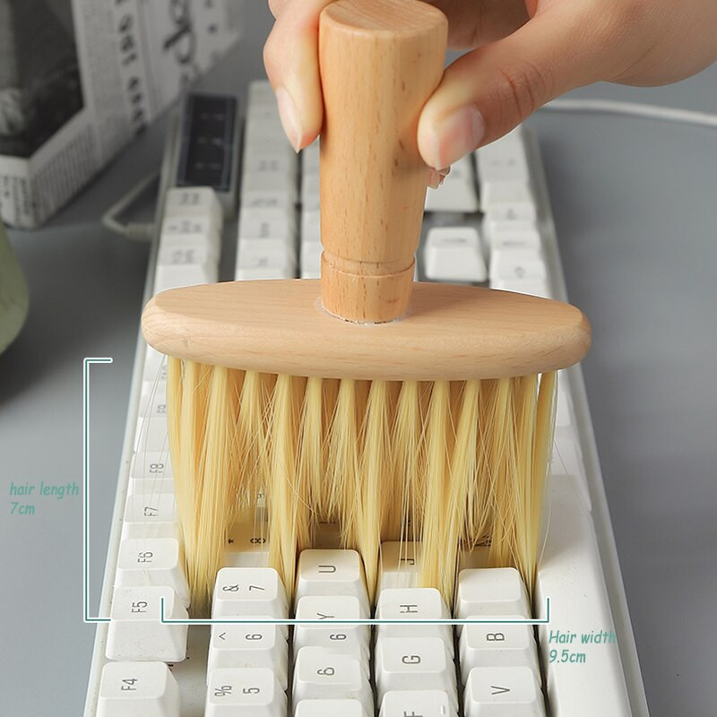 Četka za uklanjanje prašine iz otvora za zrak automobila Drvena drška Četka za čišćenje s mekim čekinjama Čišćenje rupa na tipkovnici Četka za čišćenje prašine