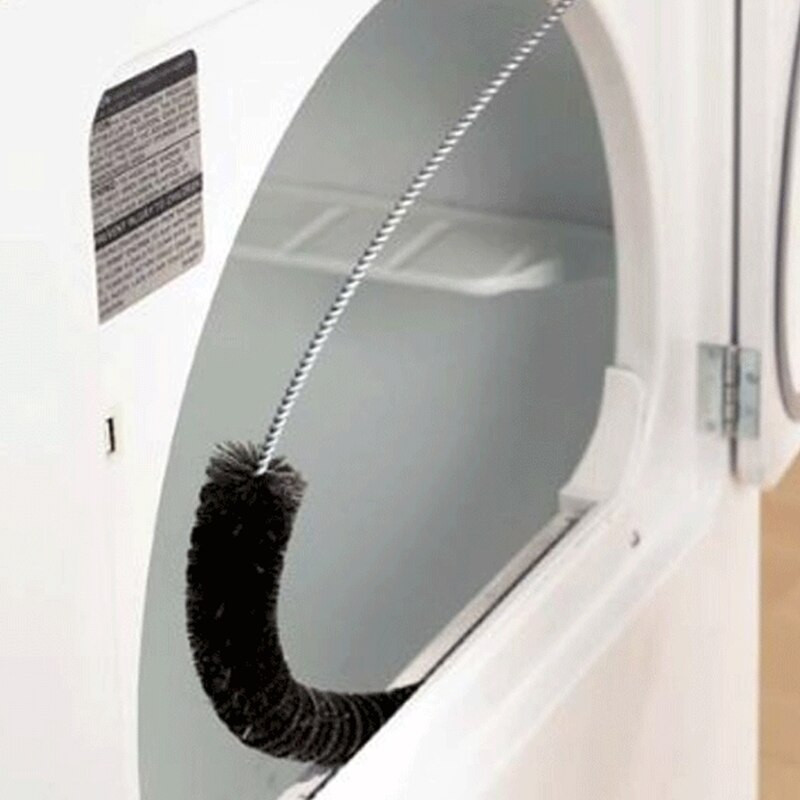 Mâner din lemn Perie lungă de curățare țeavă de apă Instrument de dragă de drenaj Perie de curățare flexibilă Radiator Praf praf de curățare cu păr lung