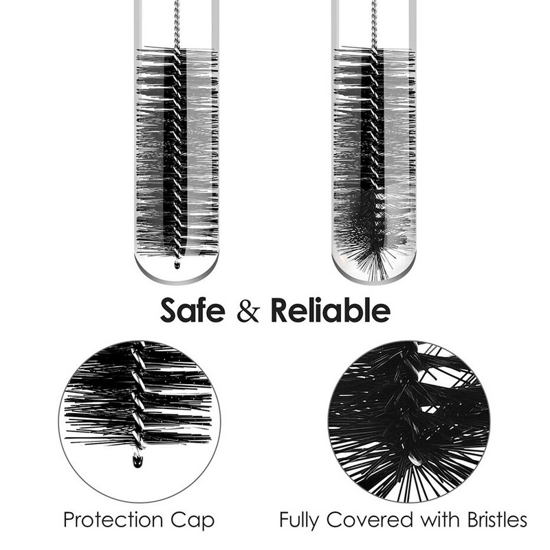 10 τμχ/σετ Βούρτσες Καθαρισμού Κουζίνας Νάιλον Σετ Βούρτσες Καθαρισμού Μπουκαλιού Καλαμιού Σετ Βούρτσες Οικιακής Βούρτσας Bristle Kit Tube Bottle Straw Washing Tools