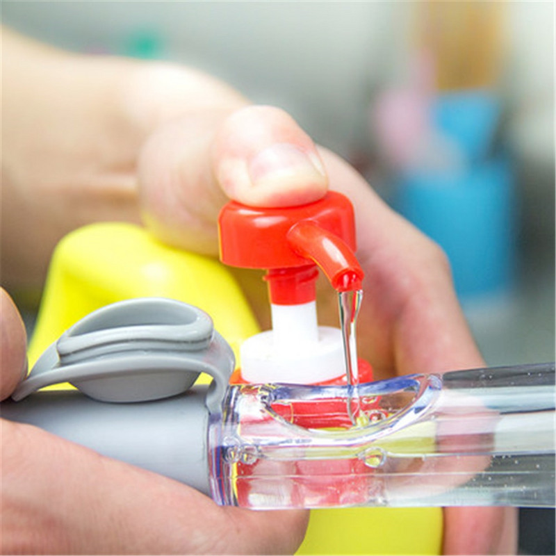 Βούρτσα καθαρισμού κουζίνας Αφαιρούμενη 2 σε 1 κεφαλή σφουγγάρι σαπουνιού δοσομετρητής καθαρισμού πιάτων Εργαλεία πλυσίματος πιάτων Πλαστική βούρτσα σκόνης μακριάς λαβής