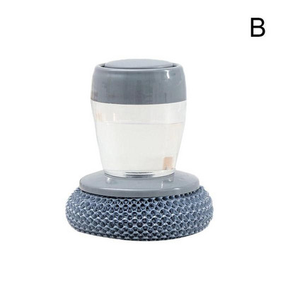 Εργαλείο πλύσης πιάτων διανομής σαπουνιού κουζίνας Βούρτσα Εύκολη χρήση Scrubber Wash Clean Tool Βούρτσα διανομής σαπουνιού Βούρτσα Εργαλείο καθαρισμού κουζίνας