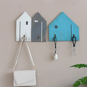 American Wooden Coat Hook Αξεσουάρ σπιτιού Γάντζοι Ράφι τοίχου Βάσεις κλειδιών Ράφια βεράντας για διοργανωτές κρεβατοκάμαρας Κρεμάστρες αποθήκευσης