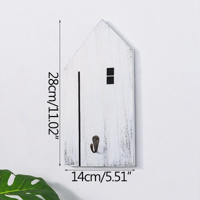 American Wooden Coat Hook Αξεσουάρ σπιτιού Γάντζοι Ράφι τοίχου Βάσεις κλειδιών Ράφια βεράντας για διοργανωτές κρεβατοκάμαρας Κρεμάστρες αποθήκευσης