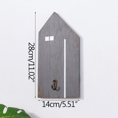 American Wooden Coat Hook Αξεσουάρ σπιτιού Γάντζοι Ράφι τοίχου Βάσεις κλειδιών Ράφια βεράντας για διοργανωτές κρεβατοκάμαρας Κρεμάστρες αποθήκευσης