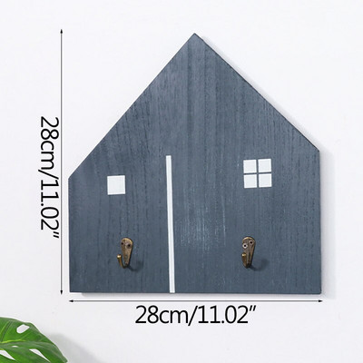 American Wooden Coat Hook Αξεσουάρ σπιτιού Γάντζοι Ράφι τοίχου Βάσεις κλειδιών Ράφια βεράντας για διοργανωτές κρεβατοκάμαρας Κρεμάστρες αποθήκευσης