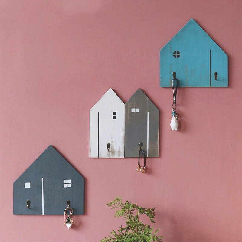 American Wooden Coat Hook Αξεσουάρ σπιτιού Γάντζοι Ράφι τοίχου Βάσεις κλειδιών Ράφια βεράντας για διοργανωτές κρεβατοκάμαρας Κρεμάστρες αποθήκευσης