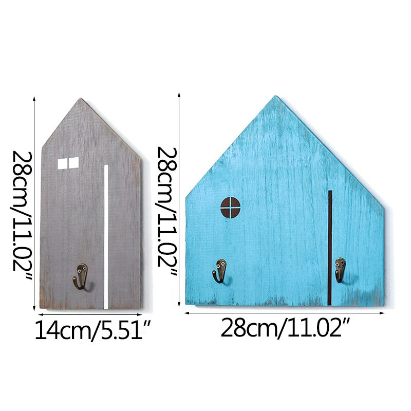 American Wooden Coat Hook Αξεσουάρ σπιτιού Γάντζοι Ράφι τοίχου Βάσεις κλειδιών Ράφια βεράντας για διοργανωτές κρεβατοκάμαρας Κρεμάστρες αποθήκευσης