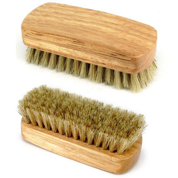 Boot Brush Cleaner Shine Shoe Pig Bristles Brush with Wood Handle Οικιακά Εργαλεία Καθαρισμού & Αξεσουάρ Βούρτσες Καθαρισμού Τυχαία