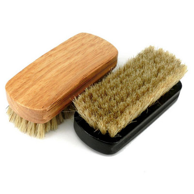 Boot Brush Cleaner Shine Shoe Pig Bristles Brush with Wood Handle Οικιακά Εργαλεία Καθαρισμού & Αξεσουάρ Βούρτσες Καθαρισμού Τυχαία