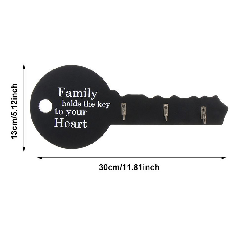 Kućni dekor Držač ručnika Vješalica Polica za šešire Metalni zidni ključevi Oblik kuke Kuke za kapute Stalak za pohranu Retro drveni držač ključeva