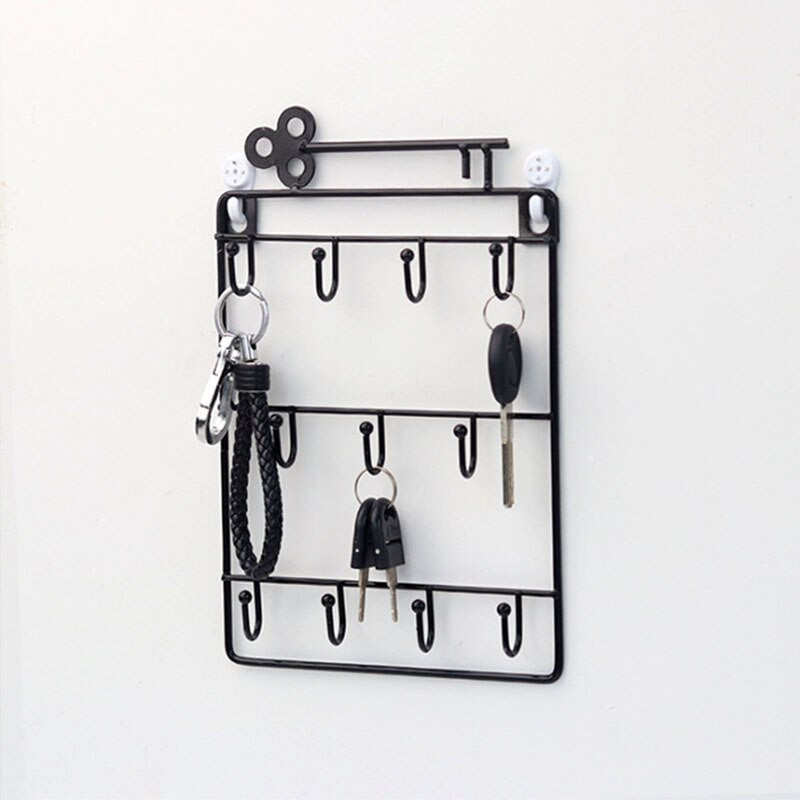 Ușă de fier creativ Umeraș pentru chei din spate Accesorii pentru decorarea casei Articole de uz casnic Rafturi de acasă Sufragerie de perete Suport chei