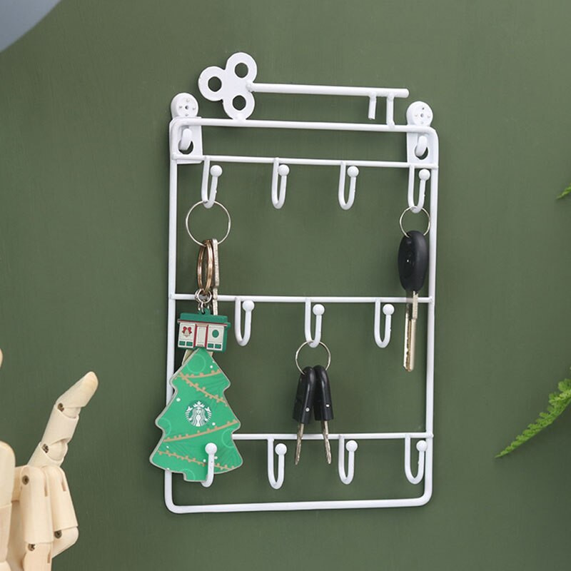 Ușă de fier creativ Umeraș pentru chei din spate Accesorii pentru decorarea casei Articole de uz casnic Rafturi de acasă Sufragerie de perete Suport chei