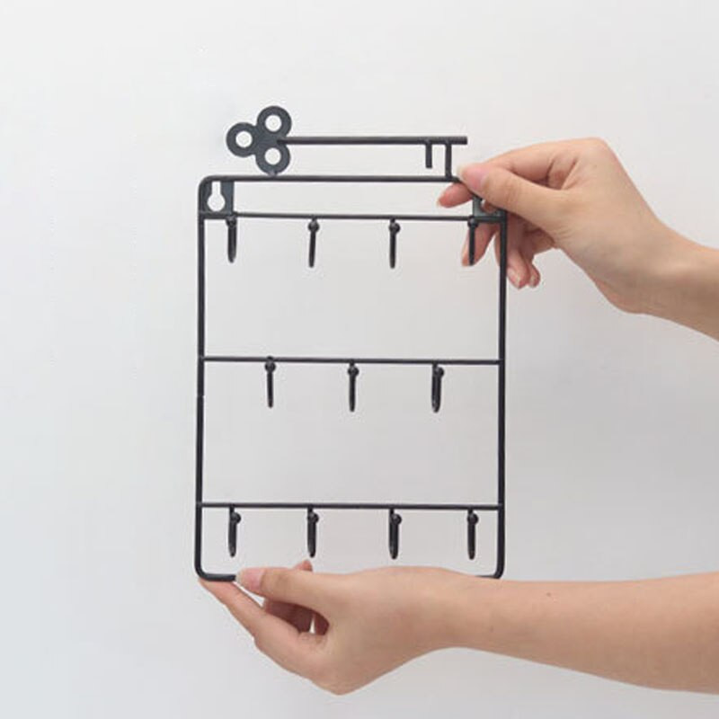 Ușă de fier creativ Umeraș pentru chei din spate Accesorii pentru decorarea casei Articole de uz casnic Rafturi de acasă Sufragerie de perete Suport chei