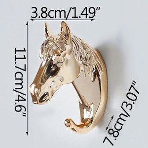 Nova nordijska ukrasna kuka za kapute Zidne zlatne kuke za glavu jelena Držač ključeva Police za spavaću sobu Slatki sobni dekor Vješalica za životinje