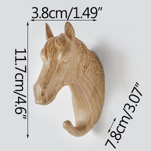 Nova nordijska ukrasna kuka za kapute Zidne zlatne kuke za glavu jelena Držač ključeva Police za spavaću sobu Slatki sobni dekor Vješalica za životinje