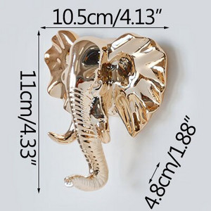 Nova nordijska ukrasna kuka za kapute Zidne zlatne kuke za glavu jelena Držač ključeva Police za spavaću sobu Slatki sobni dekor Vješalica za životinje