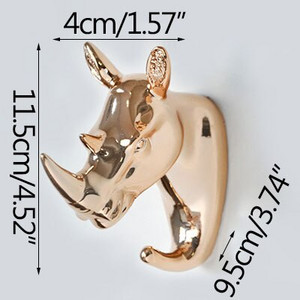 Nova nordijska ukrasna kuka za kapute Zidne zlatne kuke za glavu jelena Držač ključeva Police za spavaću sobu Slatki sobni dekor Vješalica za životinje