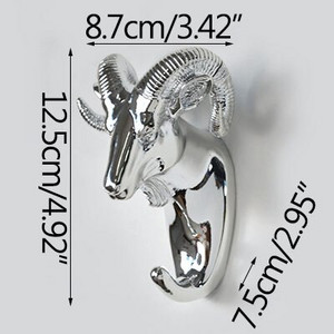 Nova nordijska ukrasna kuka za kapute Zidne zlatne kuke za glavu jelena Držač ključeva Police za spavaću sobu Slatki sobni dekor Vješalica za životinje