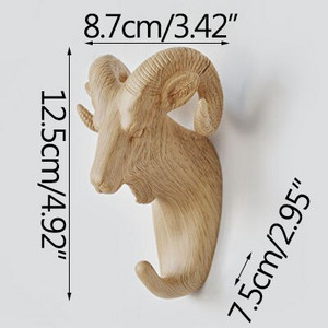 Nova nordijska ukrasna kuka za kapute Zidne zlatne kuke za glavu jelena Držač ključeva Police za spavaću sobu Slatki sobni dekor Vješalica za životinje