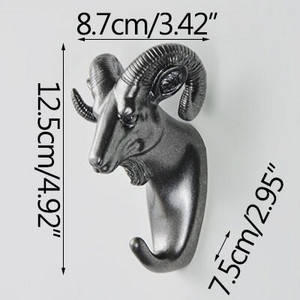 Nova nordijska ukrasna kuka za kapute Zidne zlatne kuke za glavu jelena Držač ključeva Police za spavaću sobu Slatki sobni dekor Vješalica za životinje