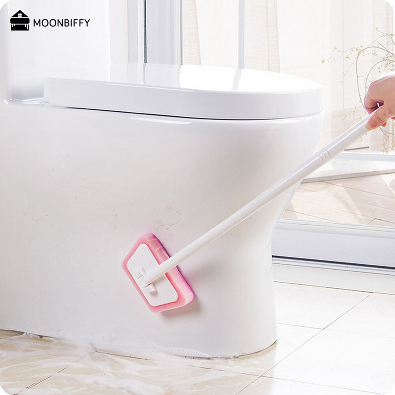 Βούρτσα καθαρισμού τουαλέτας σπιτιού Ανθεκτικό που πλένεται μπάνιο με μακριά λαβή Εργαλείο πολυλειτουργικό σφουγγάρι Εργαλεία κουζίνας Φορητά εργαλεία