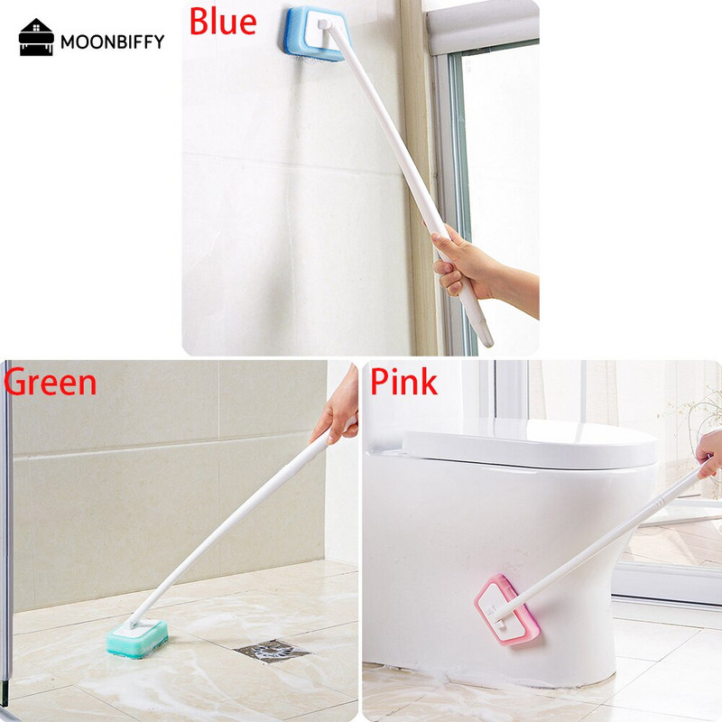 Βούρτσα καθαρισμού τουαλέτας σπιτιού Ανθεκτικό που πλένεται μπάνιο με μακριά λαβή Εργαλείο πολυλειτουργικό σφουγγάρι Εργαλεία κουζίνας Φορητά εργαλεία