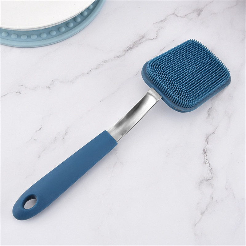 Βούρτσα κουζίνας για τον καθαρισμό Βούρτσα για τρίψιμο πολλαπλών χρήσεων με λαβή για πιάτα Νεροχύτης Κατσαρόλες Τηγάνια Μπανιέρες πλακάκια ντους Πλυντήριο πιάτων