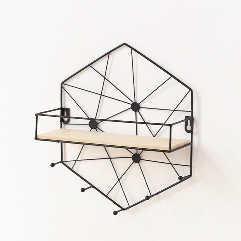 Σιδερένια οργάνωση δωματίου Ράφι θήκης για κλειδί τοίχου Organizer μπάνιου Ράφι αποθήκευσης για είδη σπιτιού και κουζίνας Ράφι αποθήκευσης καλλυντικών