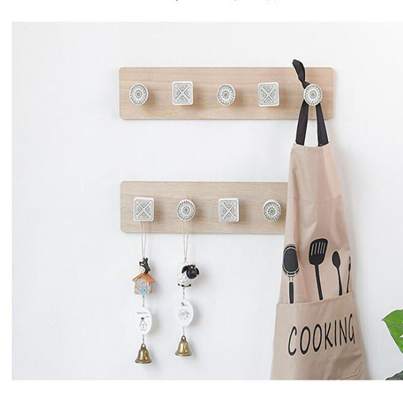 Nordic puidust riidepuu seinakonks Kodu dekoratiivsed riidepuud Võtmehoidja Seinakonksud Võtmehoidja seinariiul