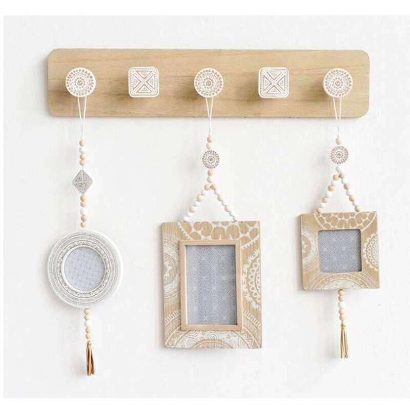 Nordic puidust riidepuu seinakonks Kodu dekoratiivsed riidepuud Võtmehoidja Seinakonksud Võtmehoidja seinariiul