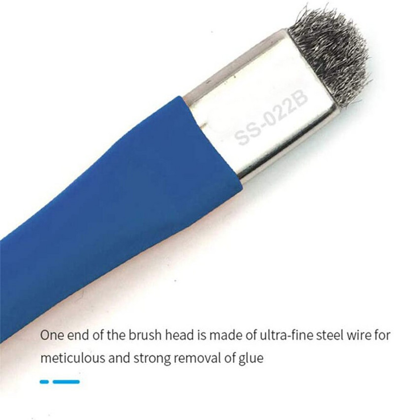 Διπλή κεφαλή Αντιστατική ESD Ασφαλής σκληρή βούρτσα για τηλέφωνο Μητρική πλακέτα Circuit Cleaner Εργαλεία καθαρισμού πληκτρολογίου υπολογιστή