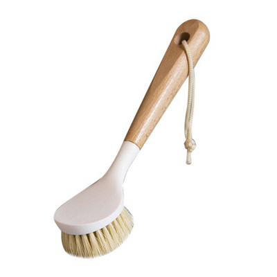Creative Bamboo Dish Scrub Brushes Βούρτσα καθαρισμού ταψιού κουζίνας Βούρτσα καθαρισμού κοντή στρογγυλή ξύλινη λαβή Μπολ οικιακής χρήσης Εργαλεία πλυσίματος πιάτων