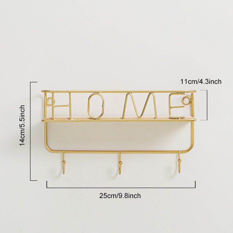 Νέα Creative Επιτοίχια Μεταλλική Σχάρα Γάντζος Μπρελόκ Πετσέτα με 3 Γάντζους Απλή πολυλειτουργική διακόσμηση τοίχου κουζίνας