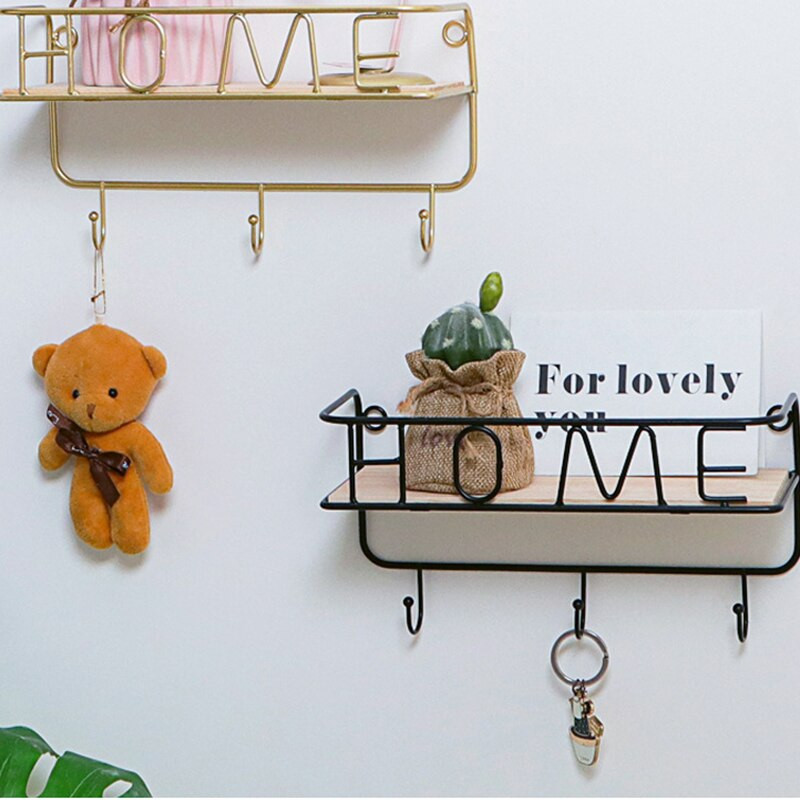 Νέα Creative Επιτοίχια Μεταλλική Σχάρα Γάντζος Μπρελόκ Πετσέτα με 3 Γάντζους Απλή πολυλειτουργική διακόσμηση τοίχου κουζίνας