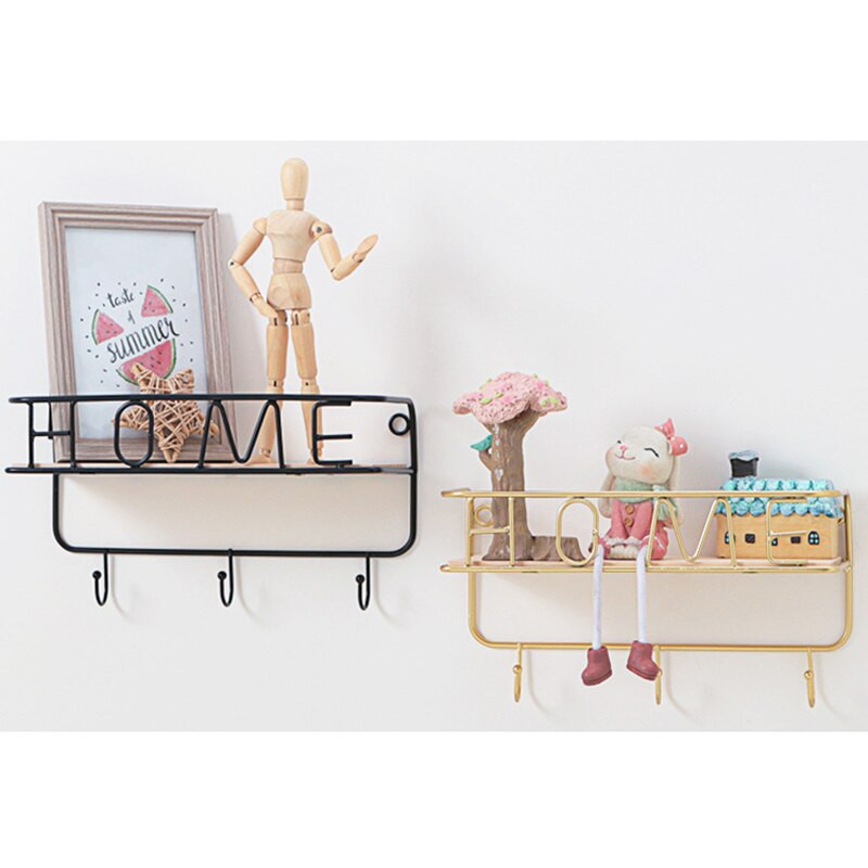 Νέα Creative Επιτοίχια Μεταλλική Σχάρα Γάντζος Μπρελόκ Πετσέτα με 3 Γάντζους Απλή πολυλειτουργική διακόσμηση τοίχου κουζίνας