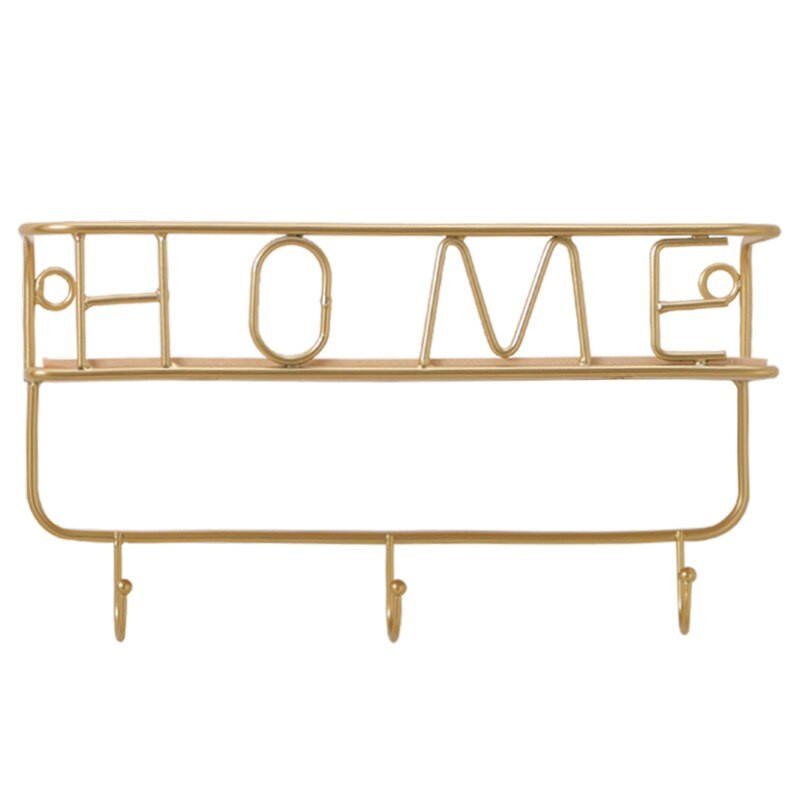 Νέα Creative Επιτοίχια Μεταλλική Σχάρα Γάντζος Μπρελόκ Πετσέτα με 3 Γάντζους Απλή πολυλειτουργική διακόσμηση τοίχου κουζίνας