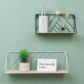 Βάση τοίχου ράφι αποθήκευσης Άγκιστρα Διαλογής κλειδιών Organizer Θήκη κλειδιού Ράφι εισόδου αλληλογραφίας Ράφι εισόδου Creative Simple Nordic σφυρήλατο πλέγμα