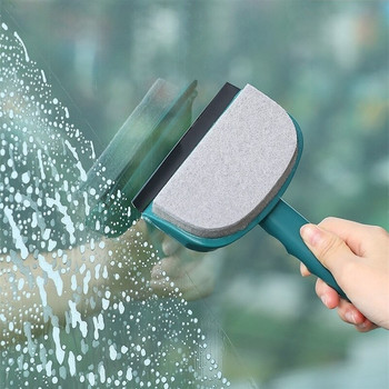 Прибори за почистване на стъкло Многофункционален двустранен препарат за почистване на прозорци Четка за миене Инструменти за домакинско почистване Чиста джаджа за баня