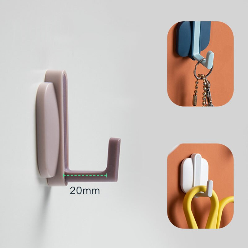 8 τμχ Δημιουργικός γάντζος βισκόζης Διακόσμηση σπιτιού Αξεσουάρ Οργανωτής δωματίου Κλειδιά Θήκη τοίχου Κρεμάστρες σπιτιού Ρούχα Γάντζοι Ράφι τοίχου