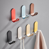 Nordijska dekoracija Kuka u boji Držač ključeva Kućni dekor Organizator Polica za pohranu Kupaonske police Svemirske aluminijske zidne kuke