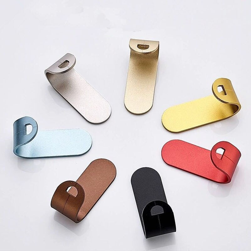 Nordijska dekoracija Kuka u boji Držač ključeva Kućni dekor Organizator Polica za pohranu Kupaonske police Svemirske aluminijske zidne kuke